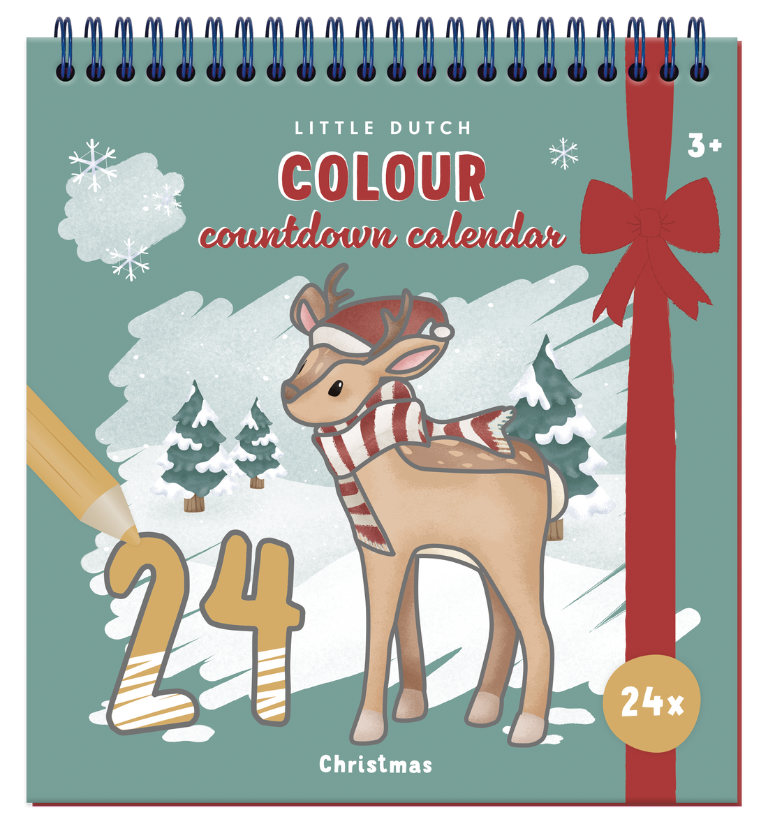 Little Dutch Christmas Countdown Calendar - Colouring book (Pre-order)