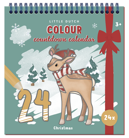 Little Dutch Christmas Countdown Calendar - Colouring book