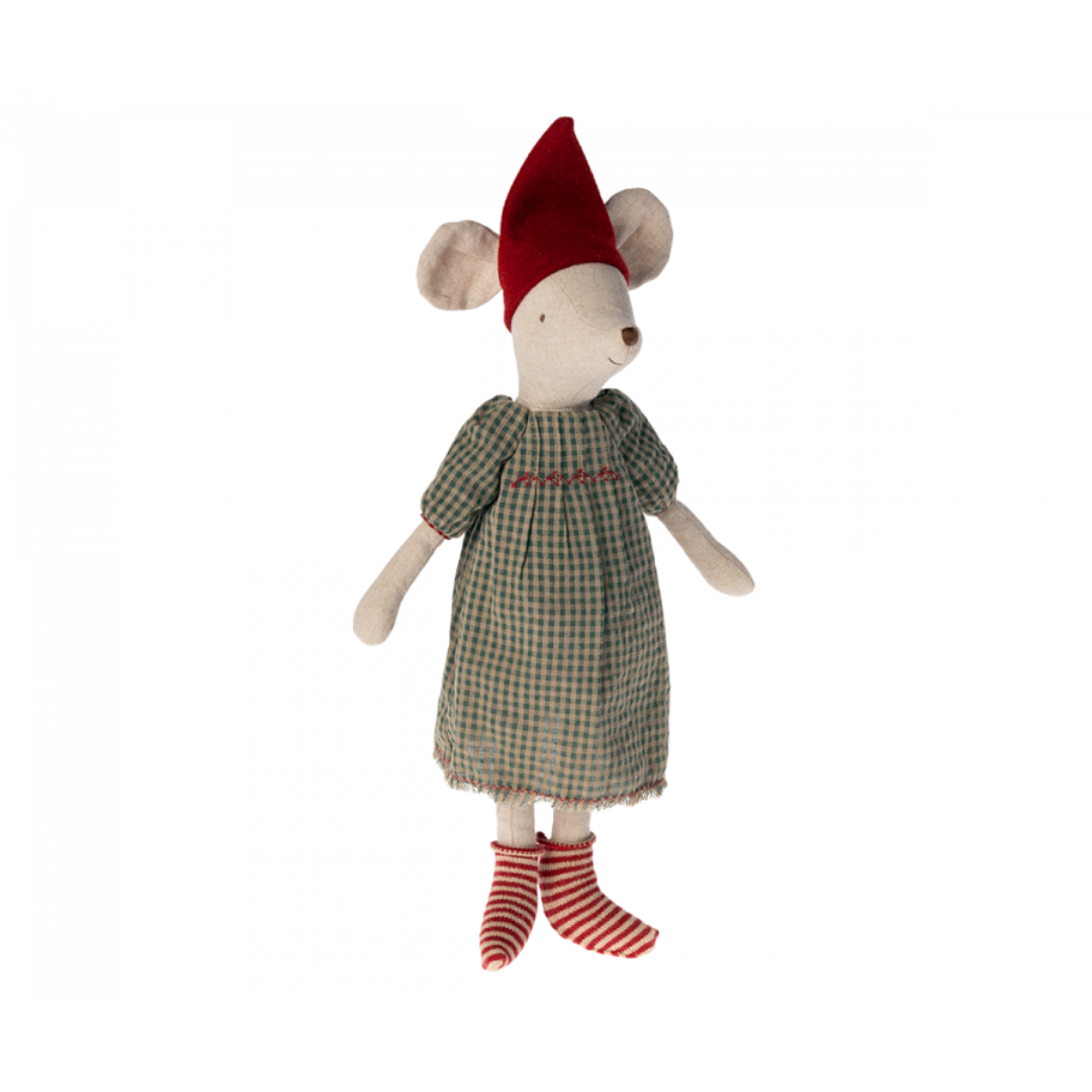 NEW Maileg Christmas mouse, Medium - Girl