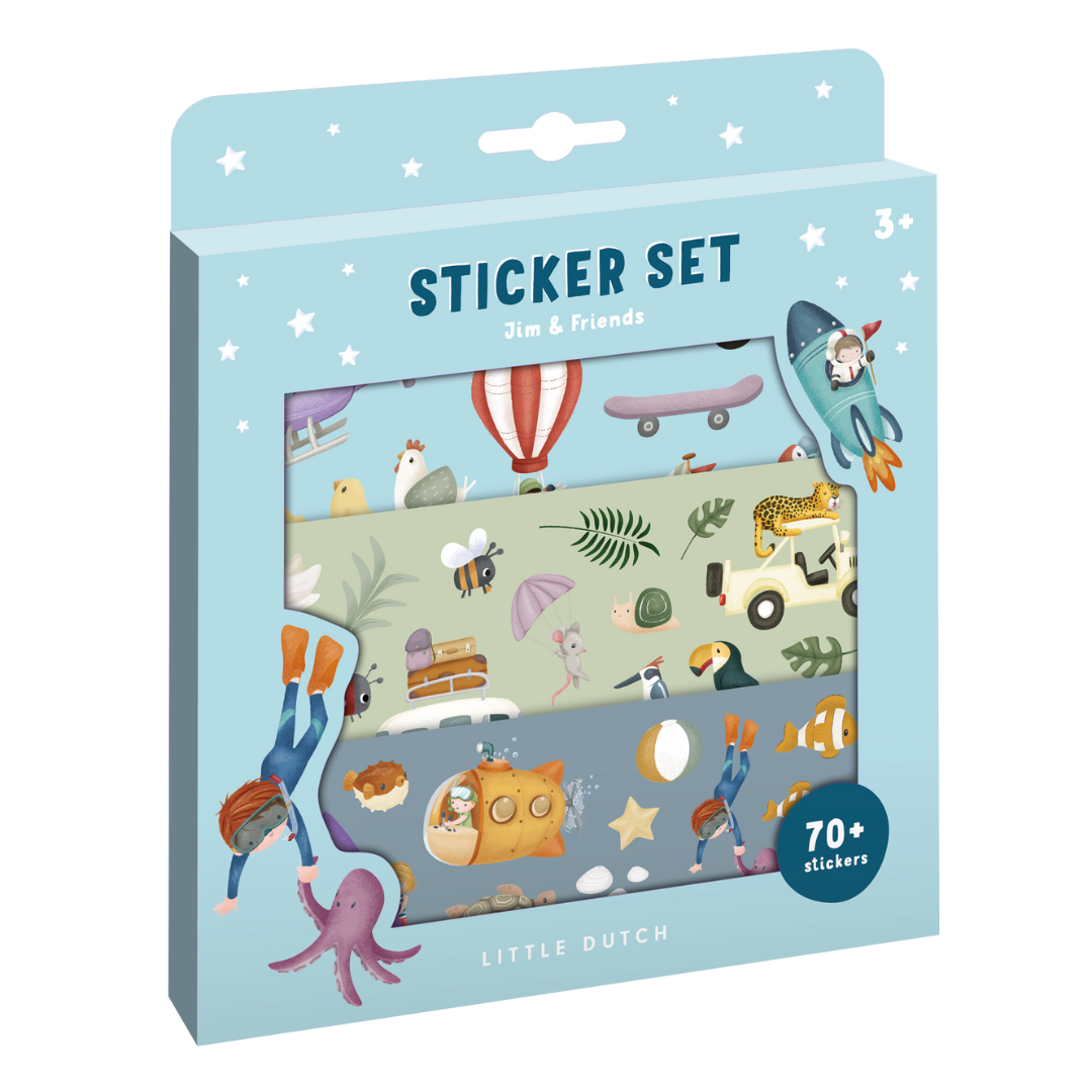 Little Dutch Stickers Set - Jim &amp; Friends