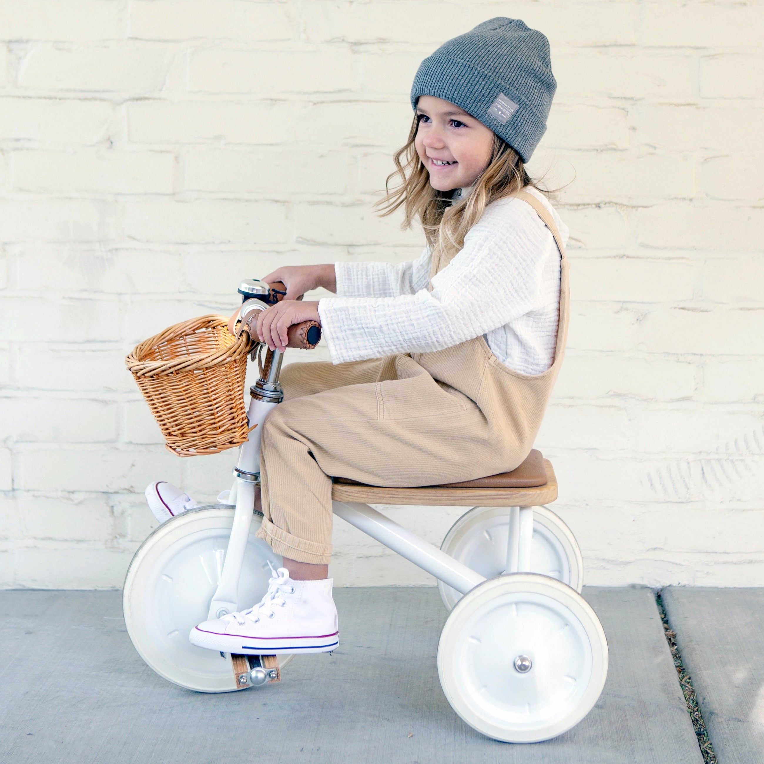 Banwood Trike (and basket)- White