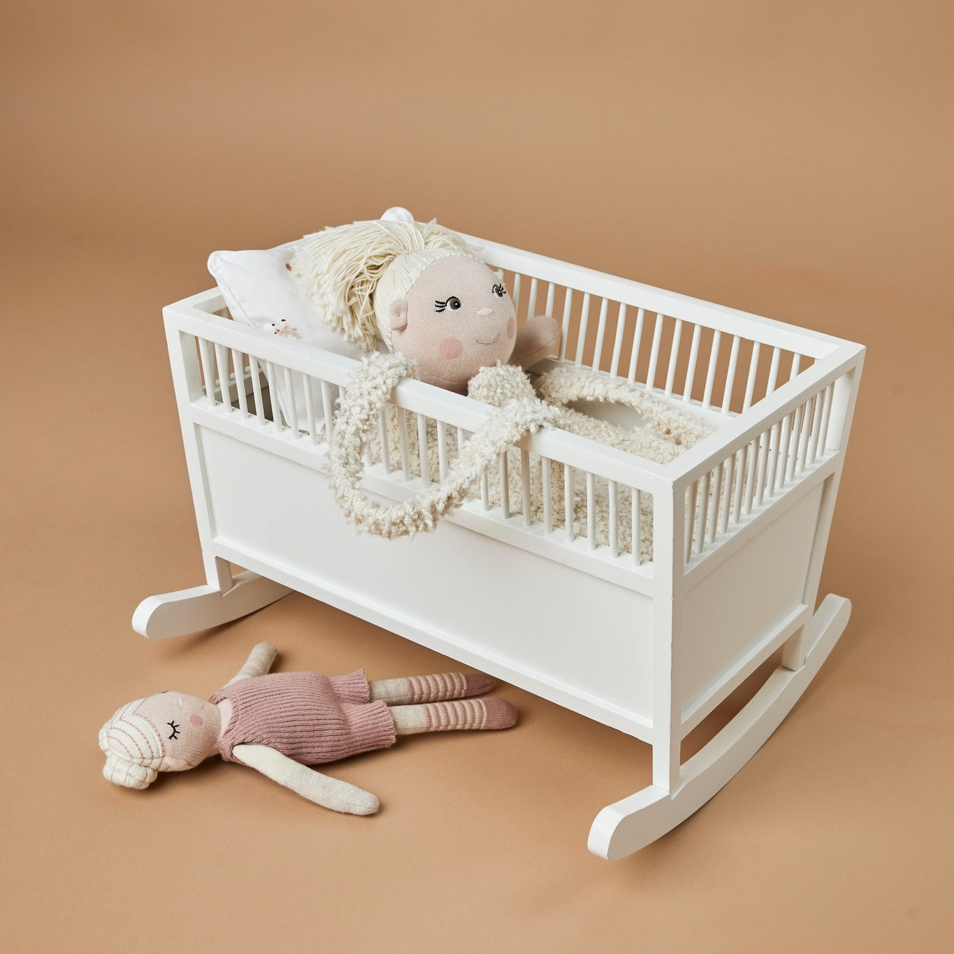 SmallStuff Rosaline Dolls Cradle - white (53cm)