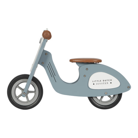 Wooden Balance Scooter - Blue