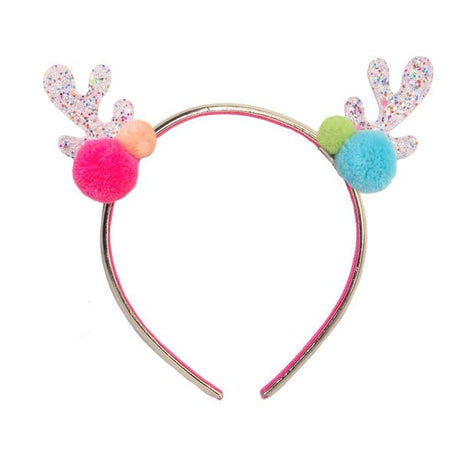 Tutti-Frutti Glitter Reindeer Ears Head Band