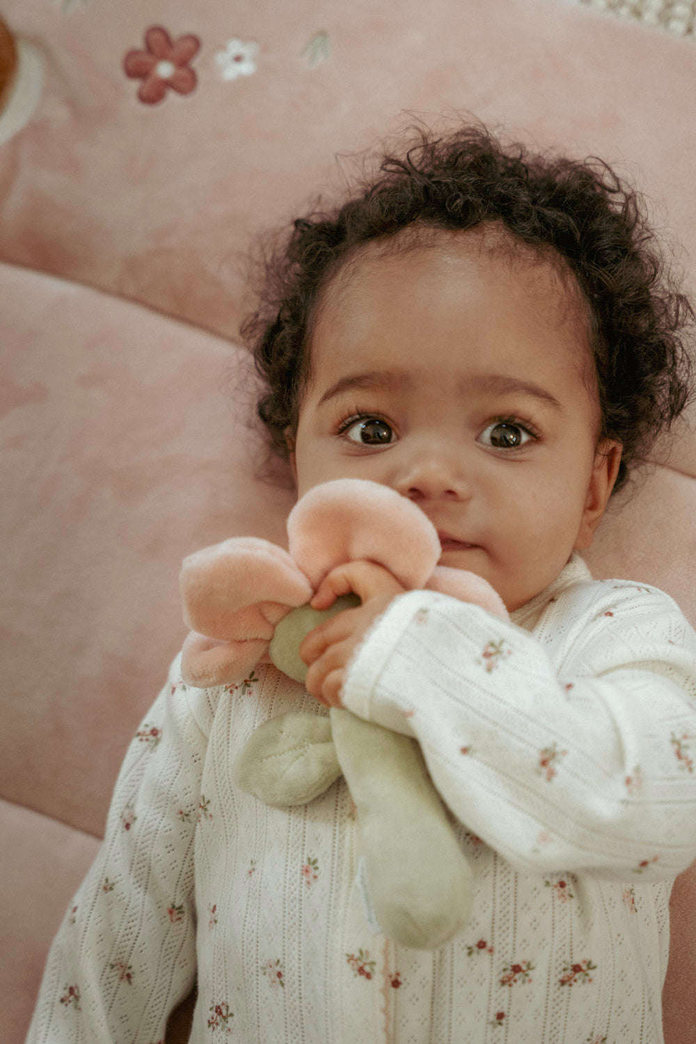 Little Dutch Flower Rattle - Pink