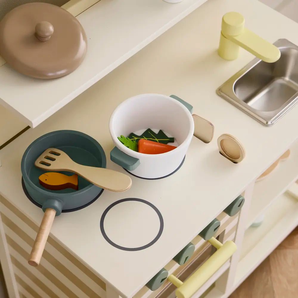 Kids Concept Kitchen White/Natural - New