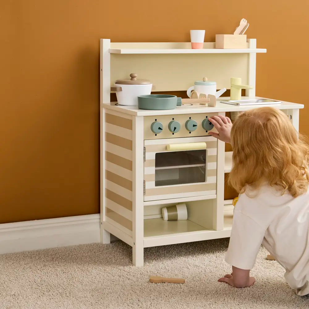 Kids Concept Kitchen White/Natural - New