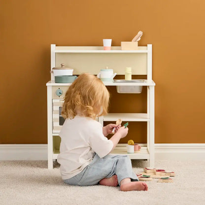 Kids Concept Kitchen White/Natural - New