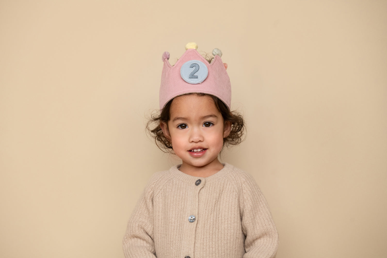 Little Dutch Birthday Crown with Numbers - Pink