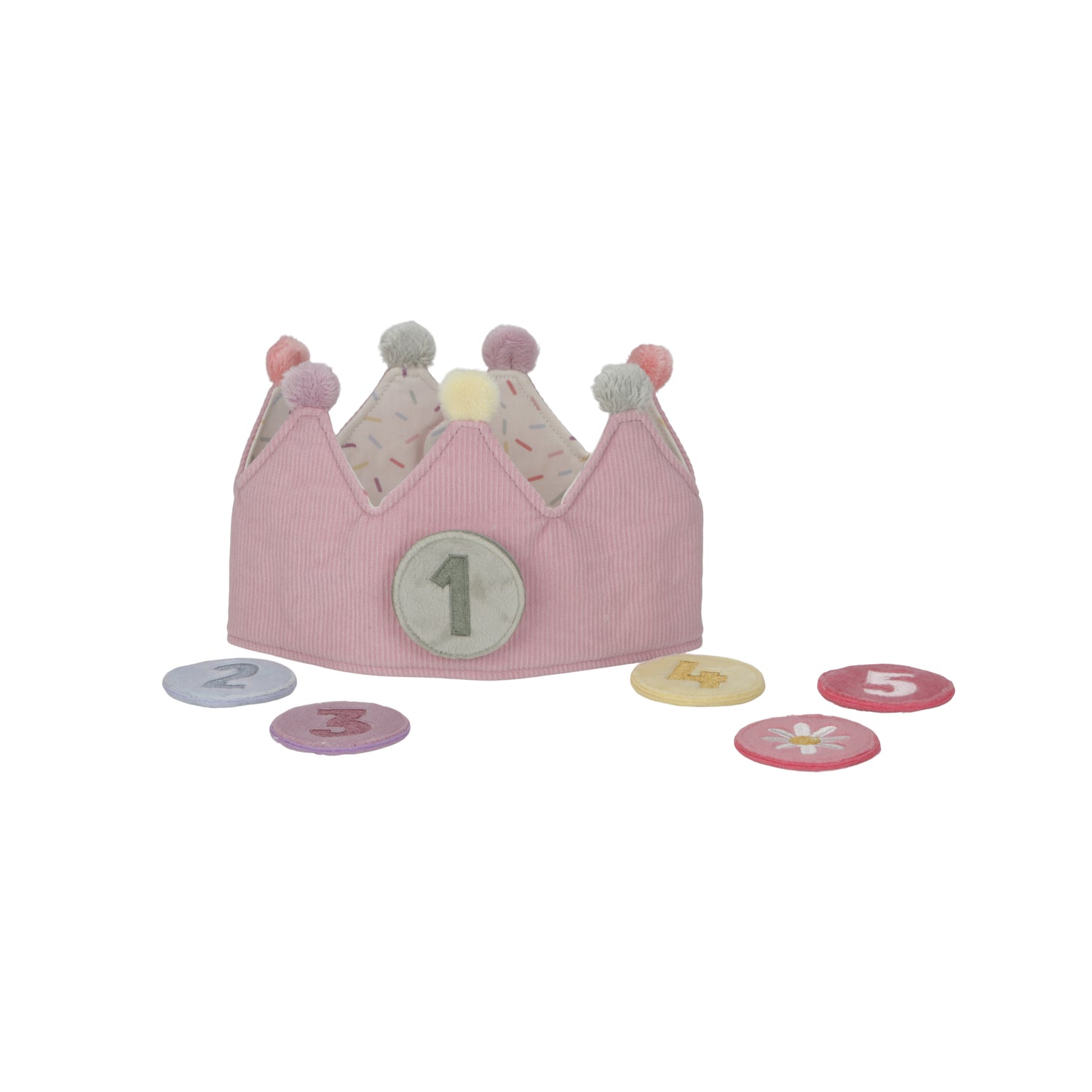 Little Dutch Birthday Crown with Numbers - Pink