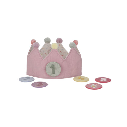 Little Dutch Birthday Crown with Numbers - Pink