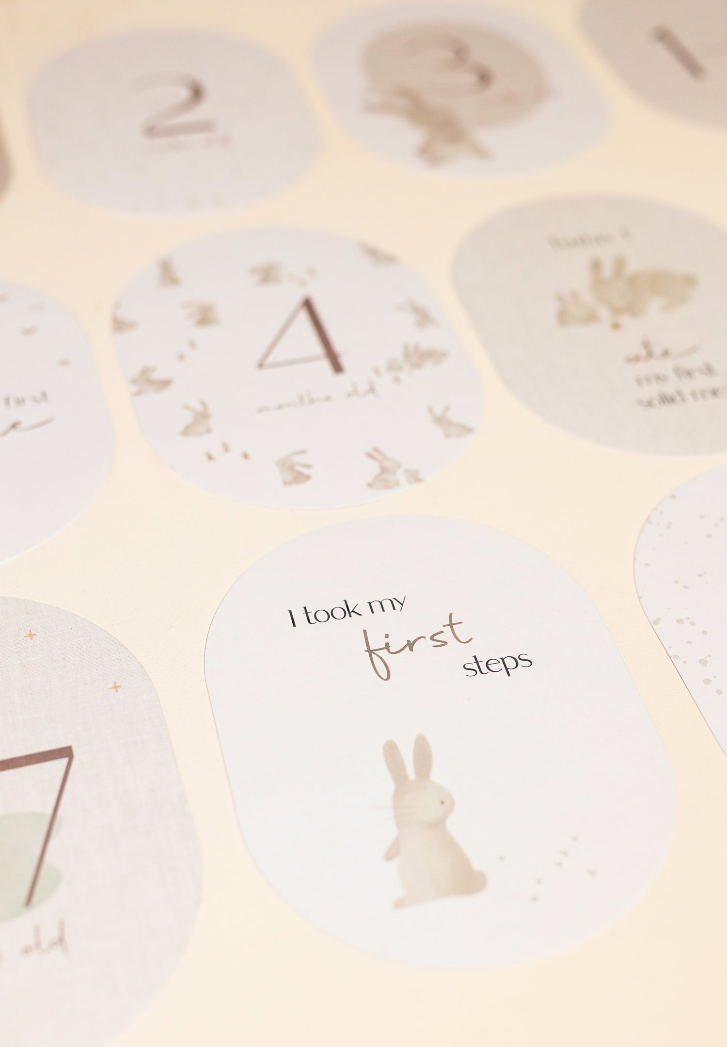 Little Dutch Baby Milestone cards - Baby Bunny