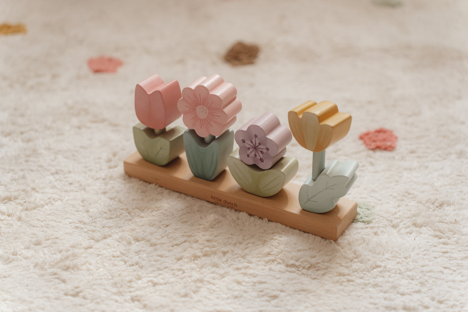 Little Dutch Stacking Puzzle Flowers - Fairy Garden