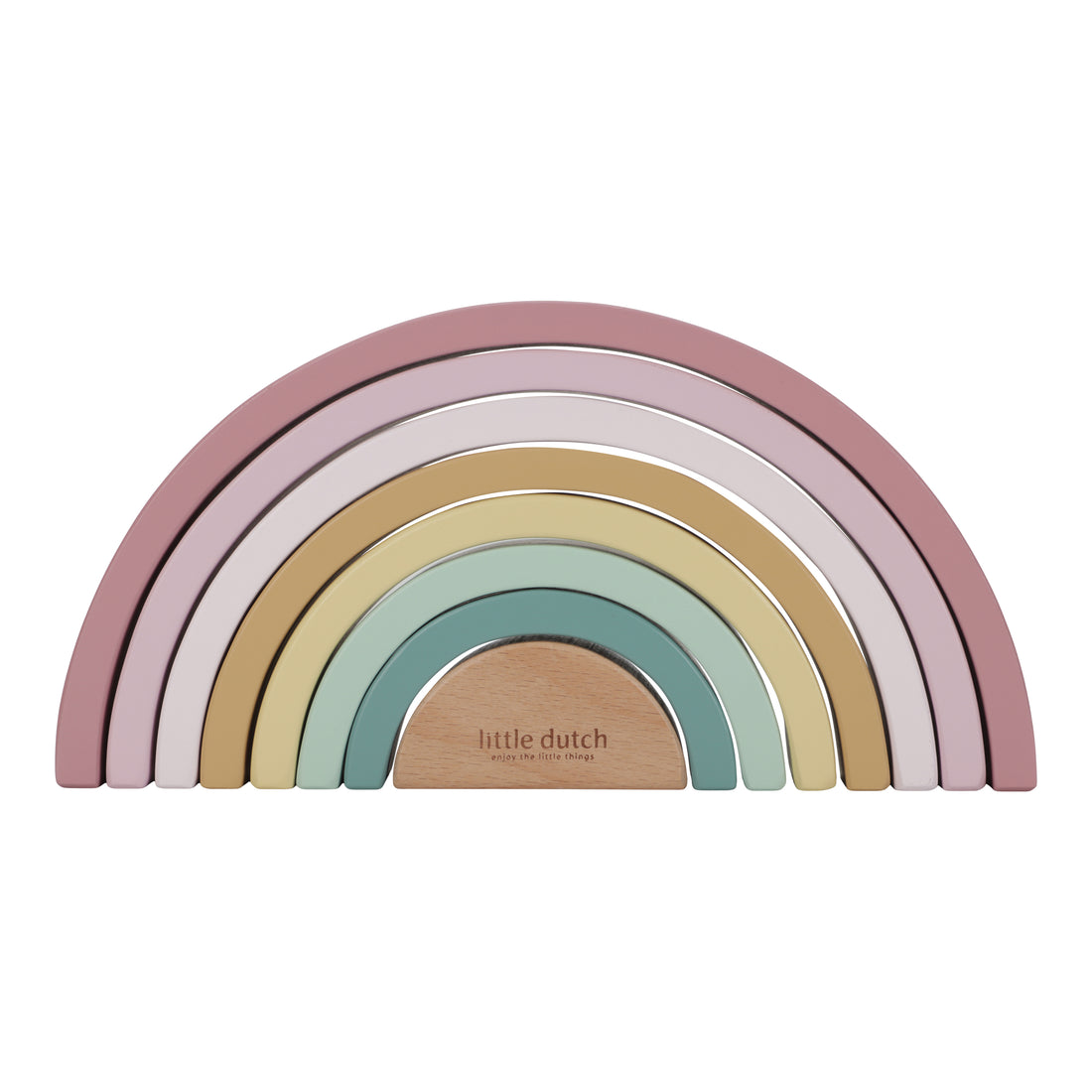 Wooden Rainbow - Fairy Garden