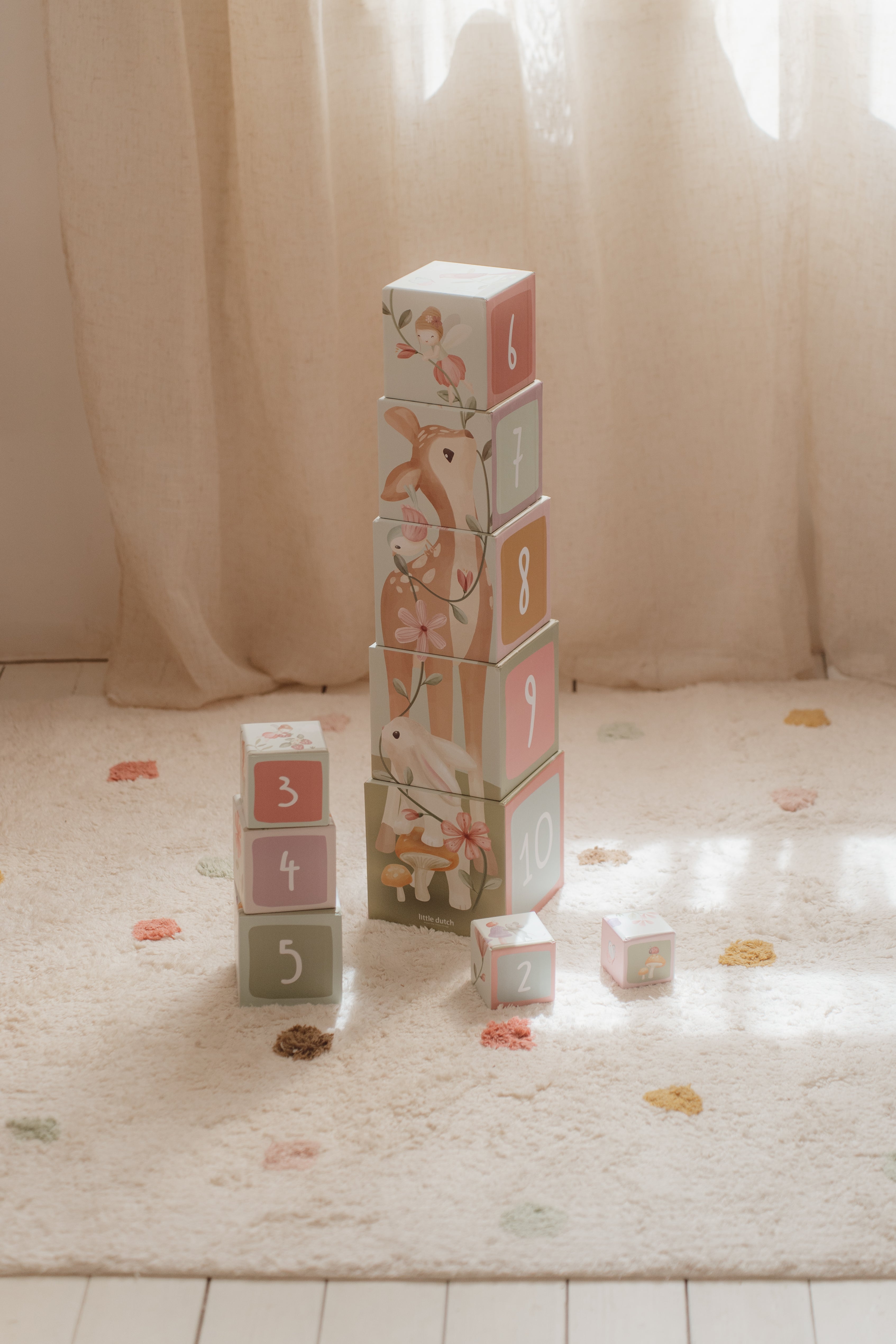 Little Dutch Cardboard Building Blocks -Fairy Garden