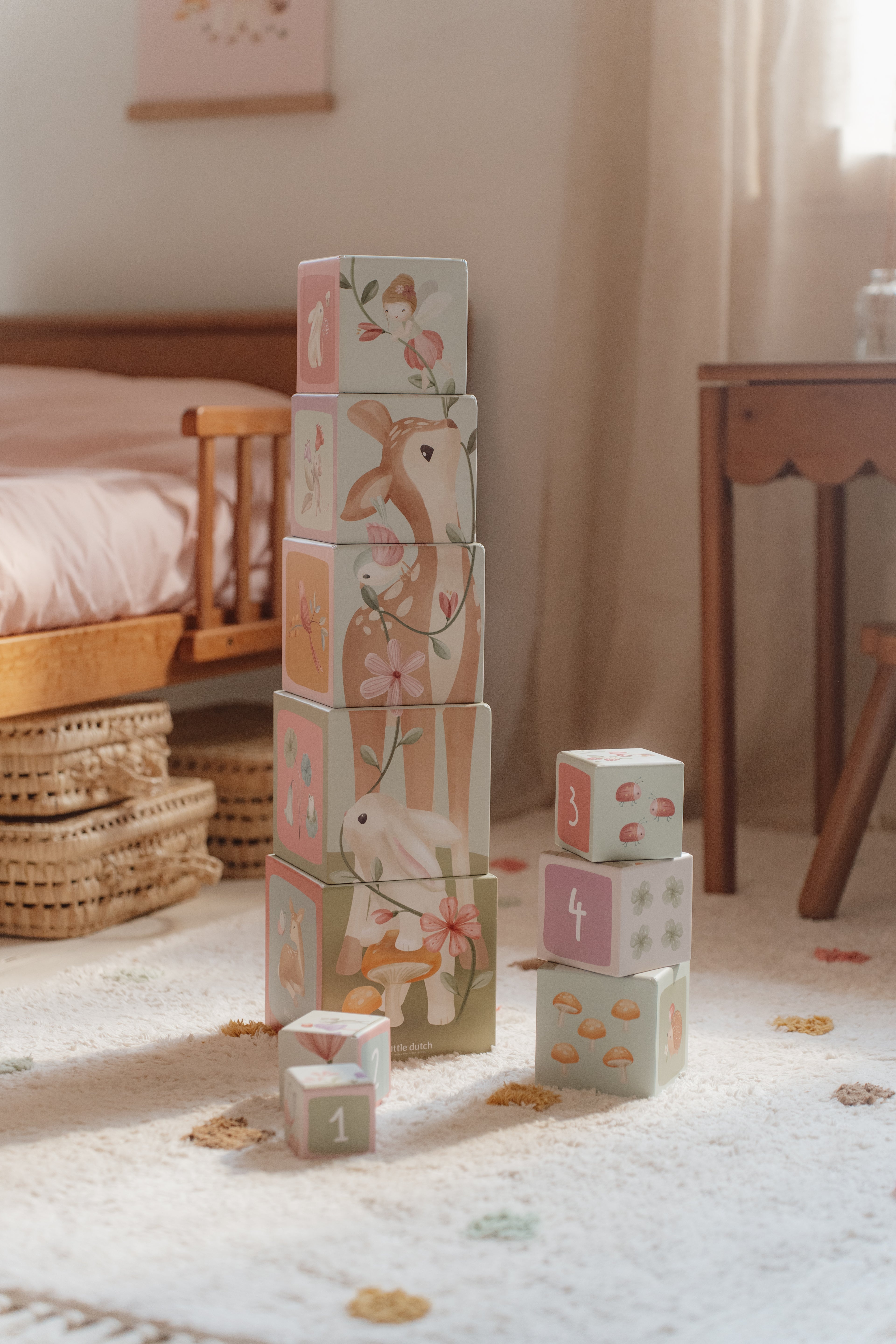 Little Dutch Cardboard Building Blocks -Fairy Garden