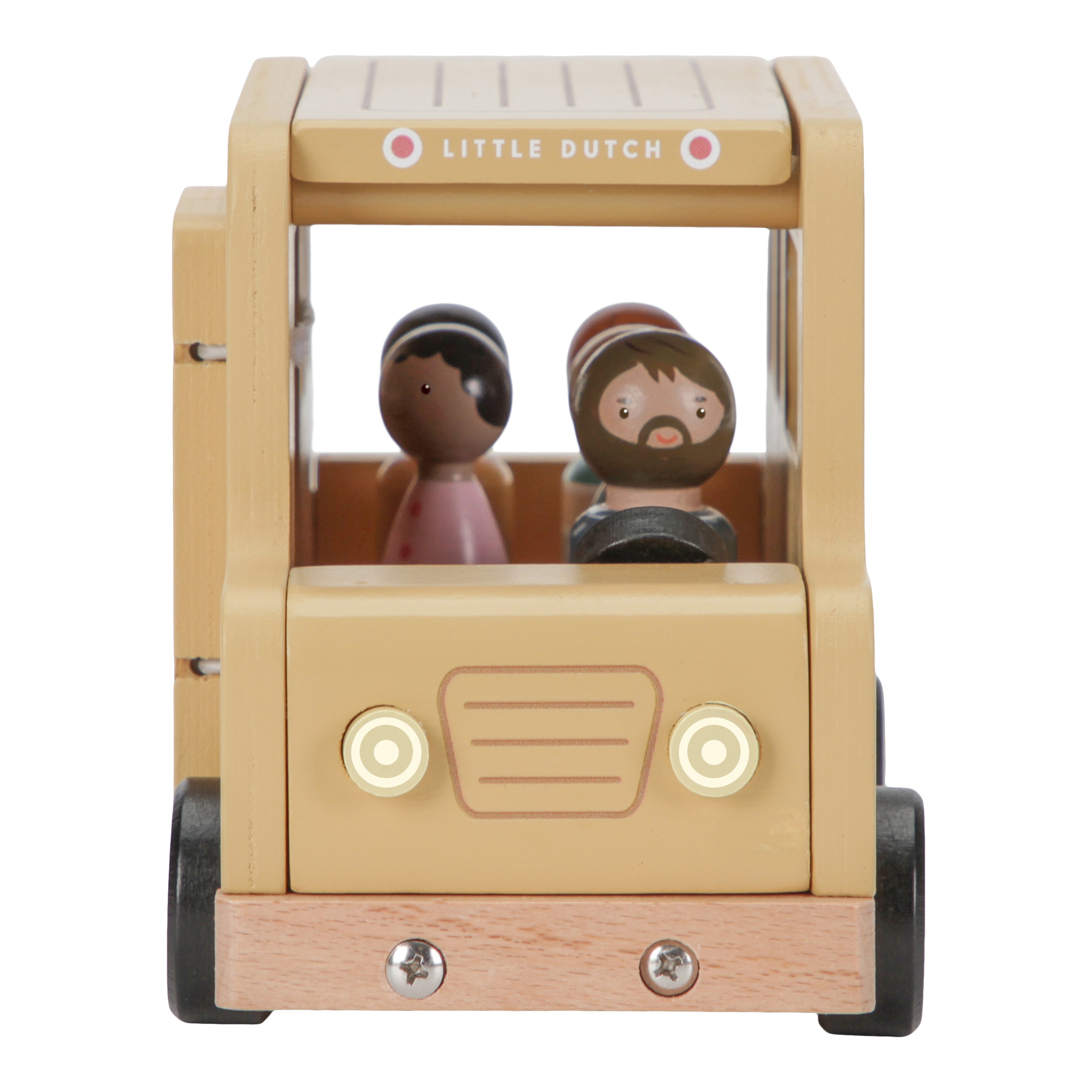 Little Dutch Wooden School Bus with Figures