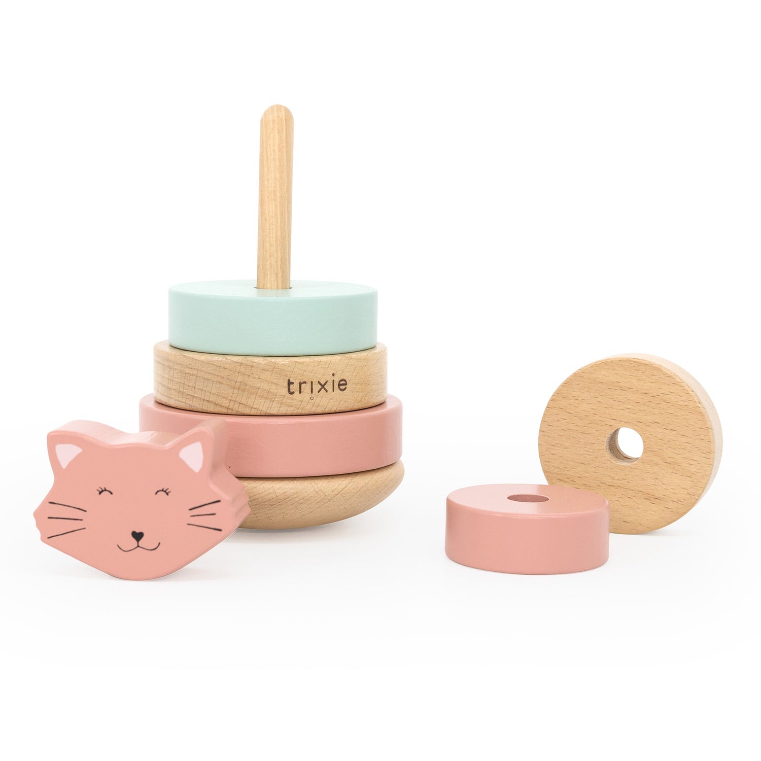 Trixie Wooden Stacking toy - Mrs. Cat