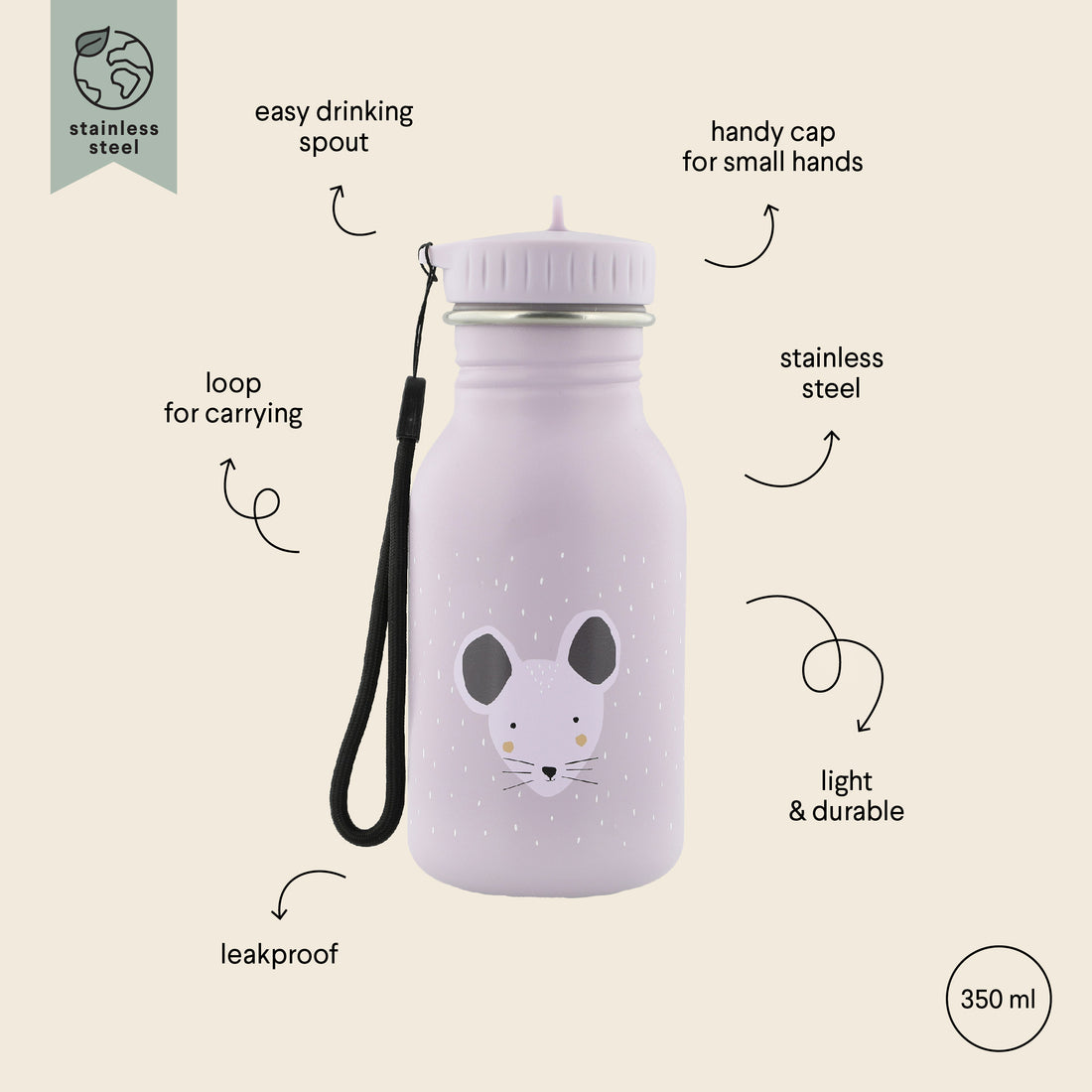 Trixie Bottle 350ml - Mrs. Mouse