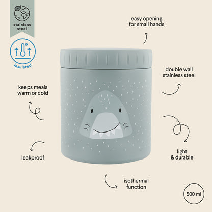 Trixie Insulated lunch pot 500ml - Mr. Shark