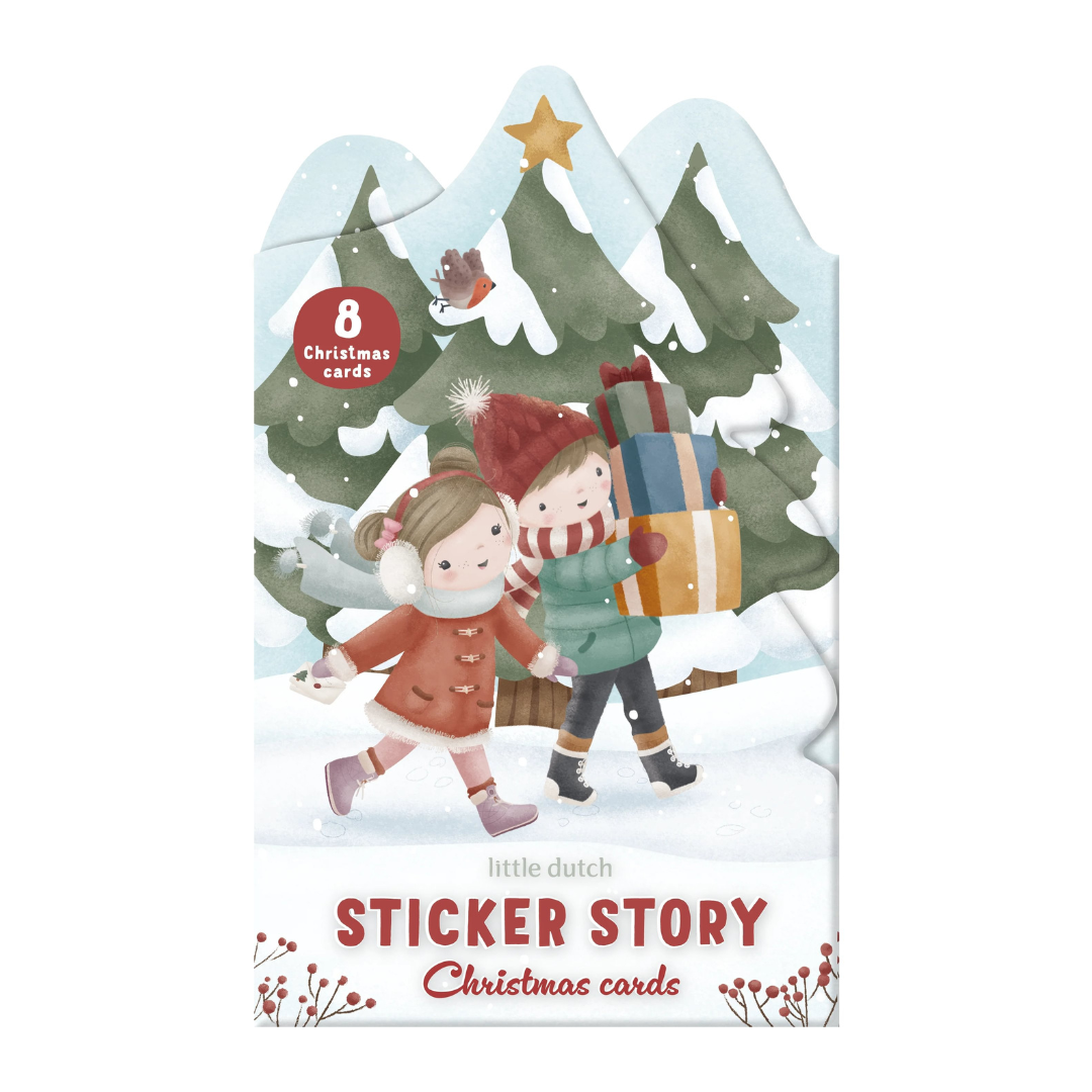 Little Dutch Christmas Sticker Story Booklet