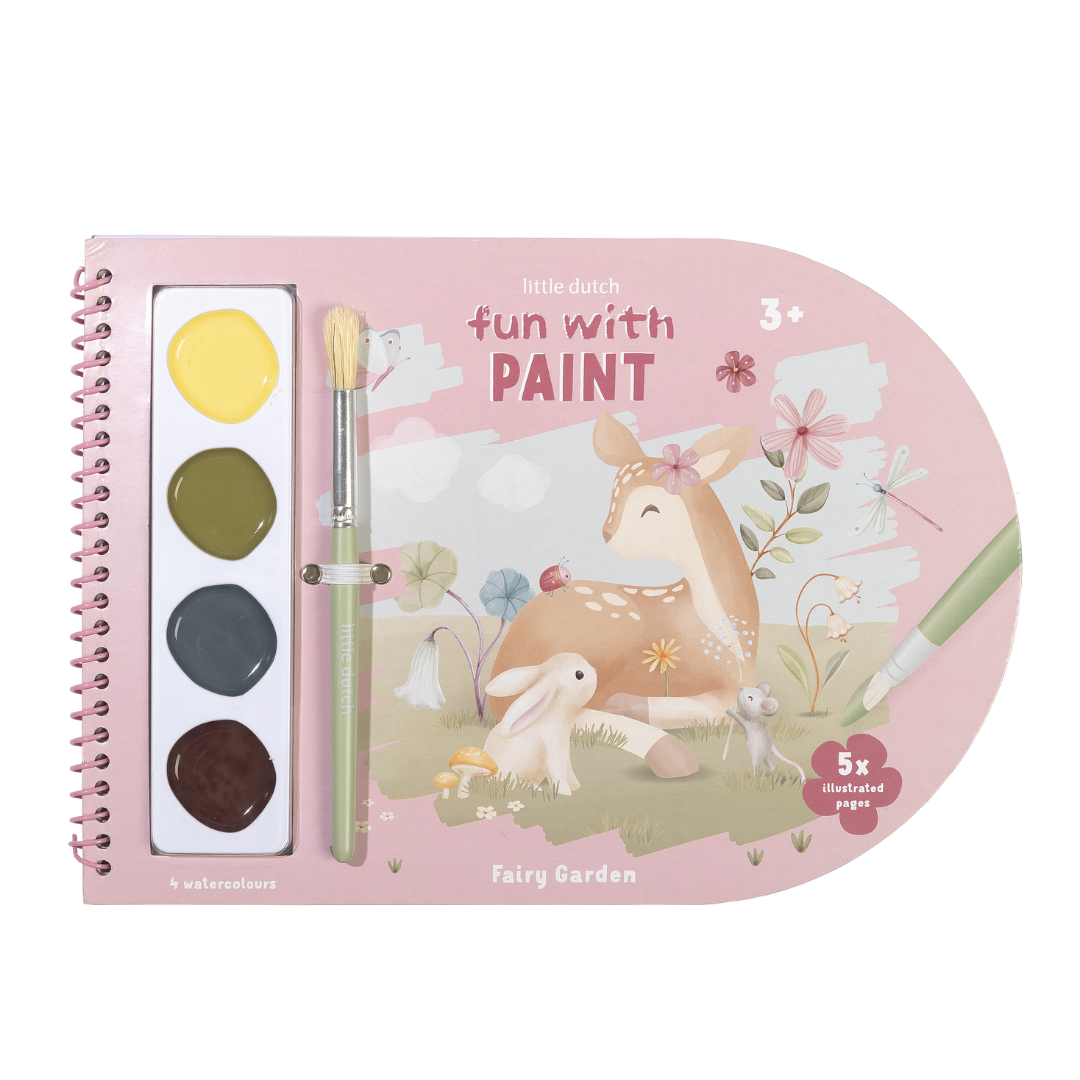 Little Dutch Painting Book - Fairy Garden