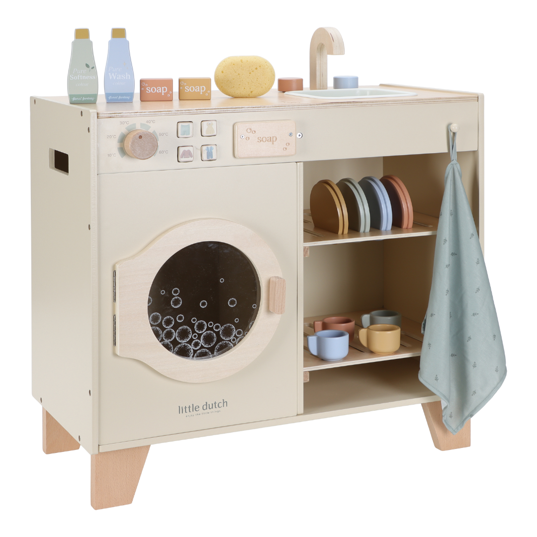 Little Dutch Wooden Washing Machine- Limited Edition