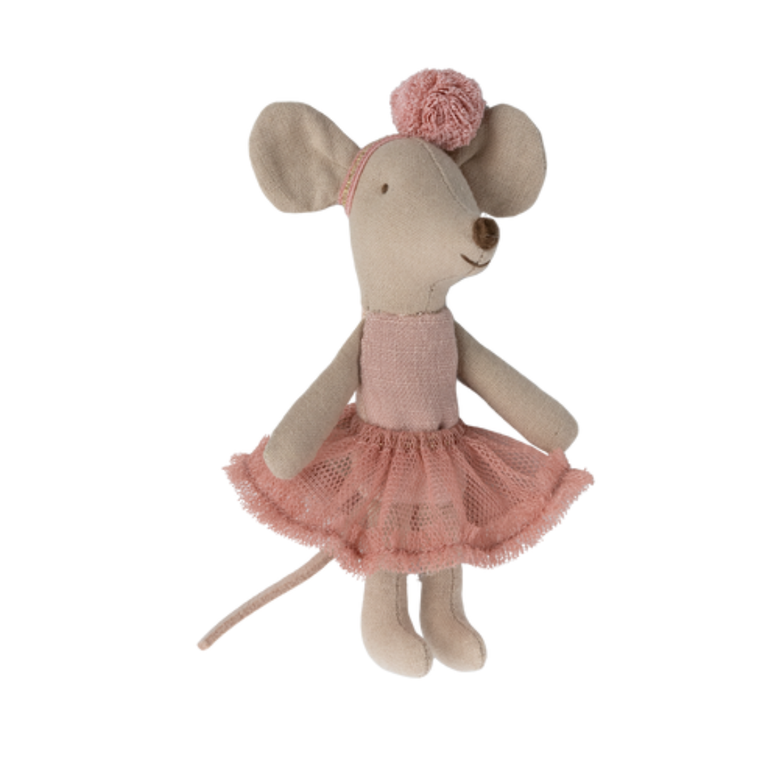 Maileg Ballerina Mouse - Little Sister (Rose)