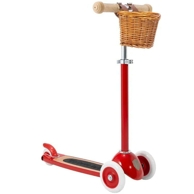 Banwood Scooter with Basket - Red