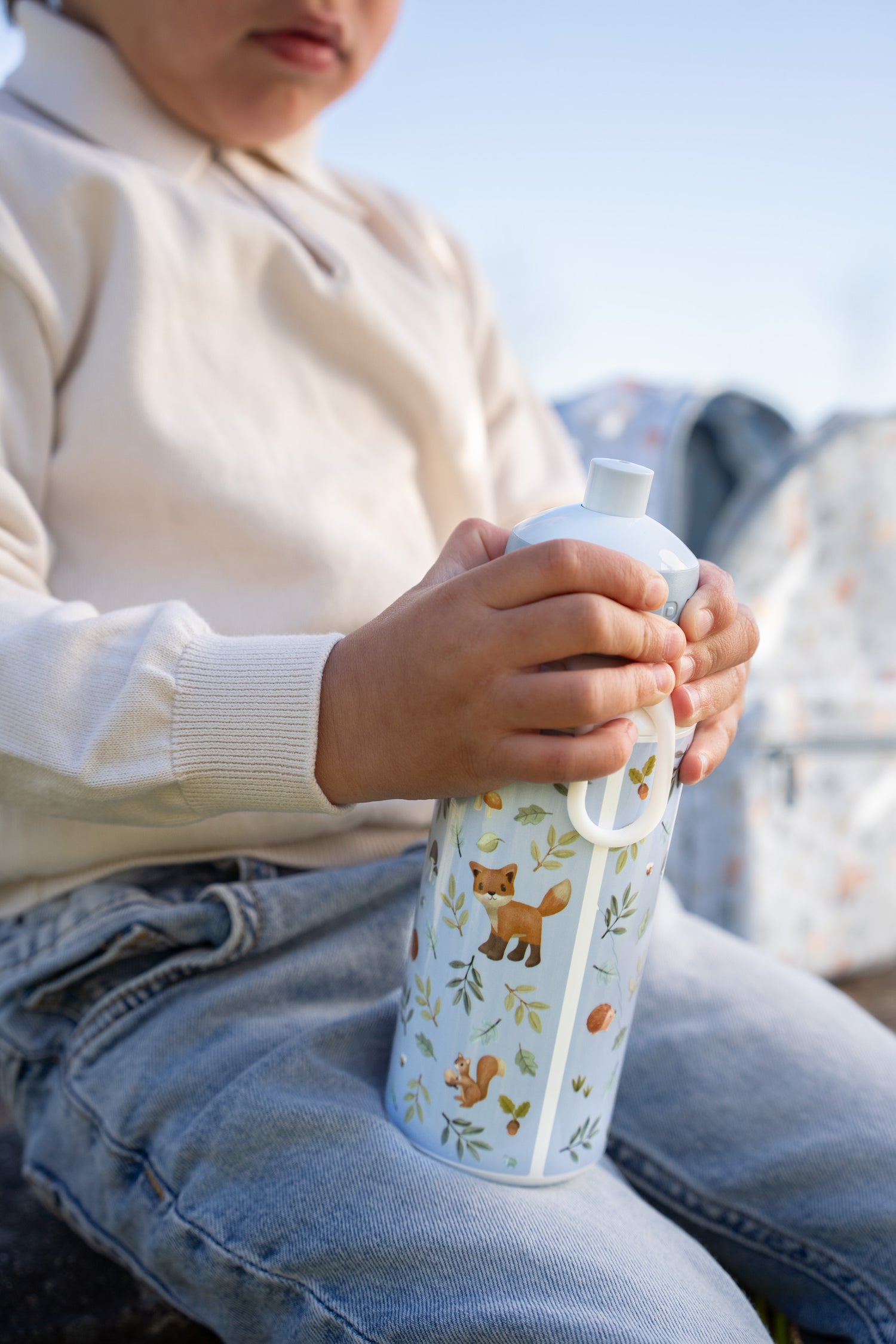 Little Dutch Drinking Bottle - Forest Friends (Pop Up Lid)