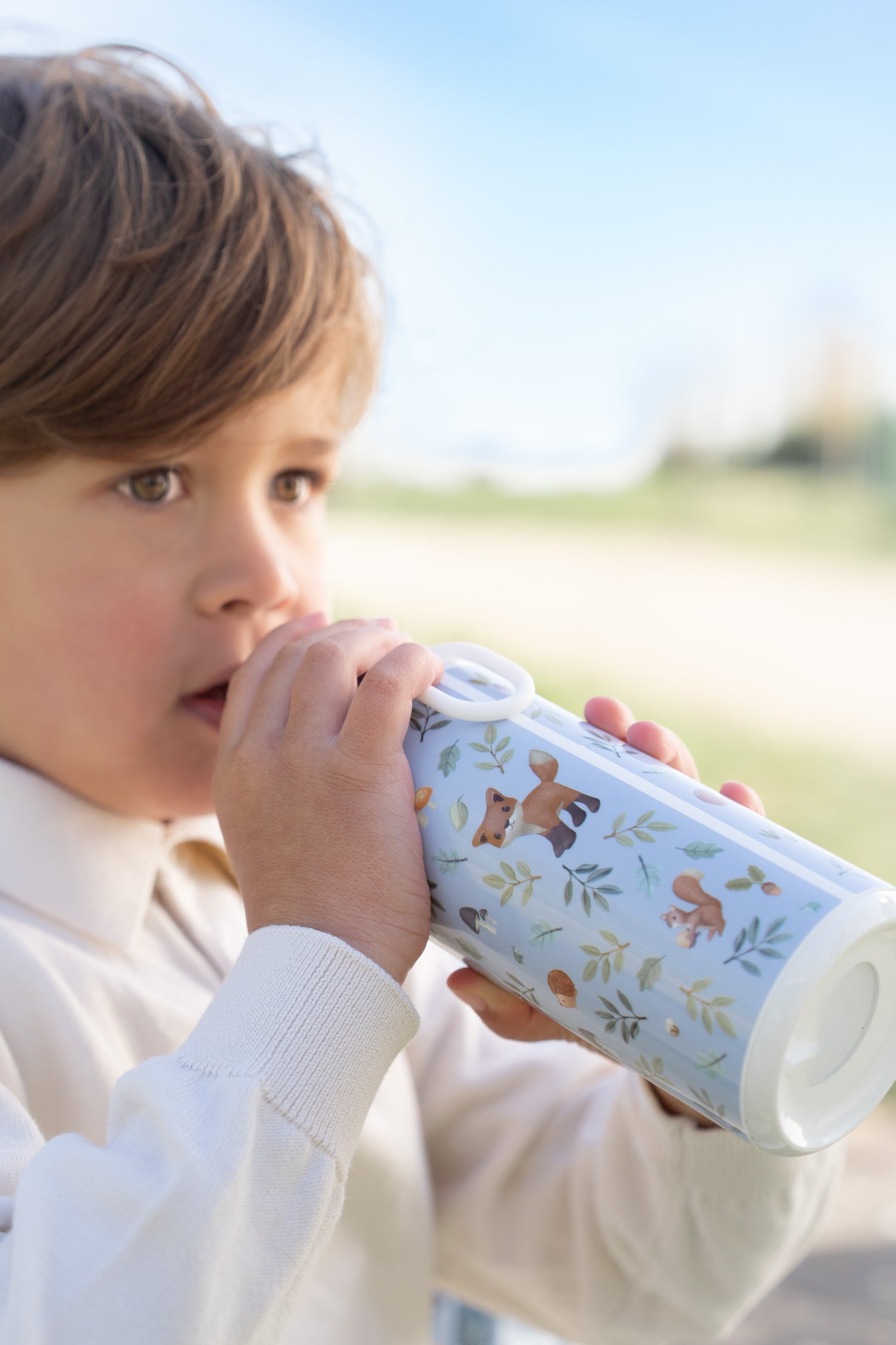 Little Dutch Drinking Bottle - Forest Friends (Pop Up Lid)