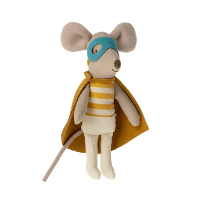 Maileg Superhero Mouse, Little Brother in Matchbox