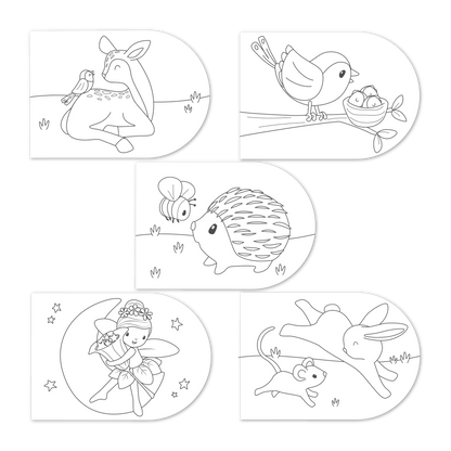 Little Dutch Painting Book - Fairy Garden