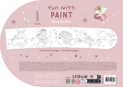 Little Dutch Painting Book - Fairy Garden