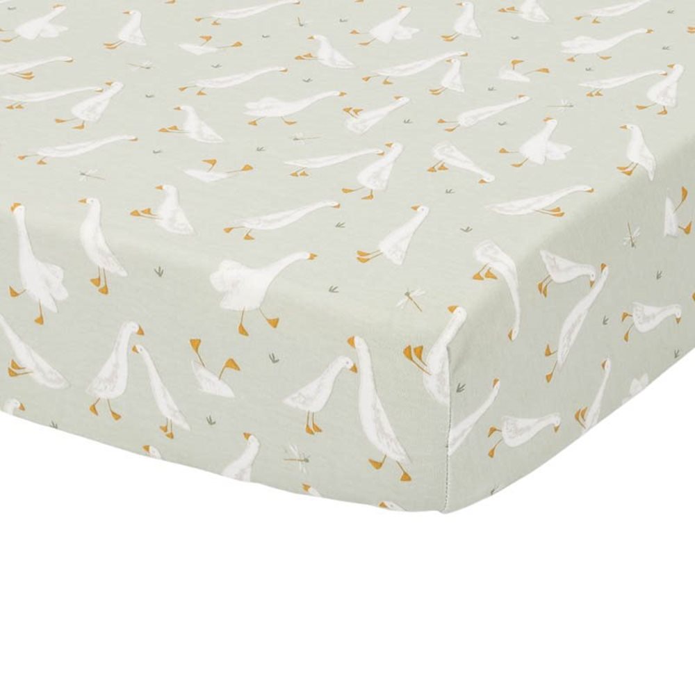 Little Dutch Fitted bassinet sheet - little goose