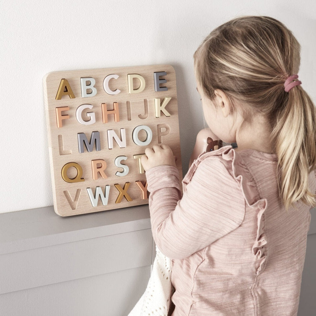 Kids Concept wooden ABC puzzle