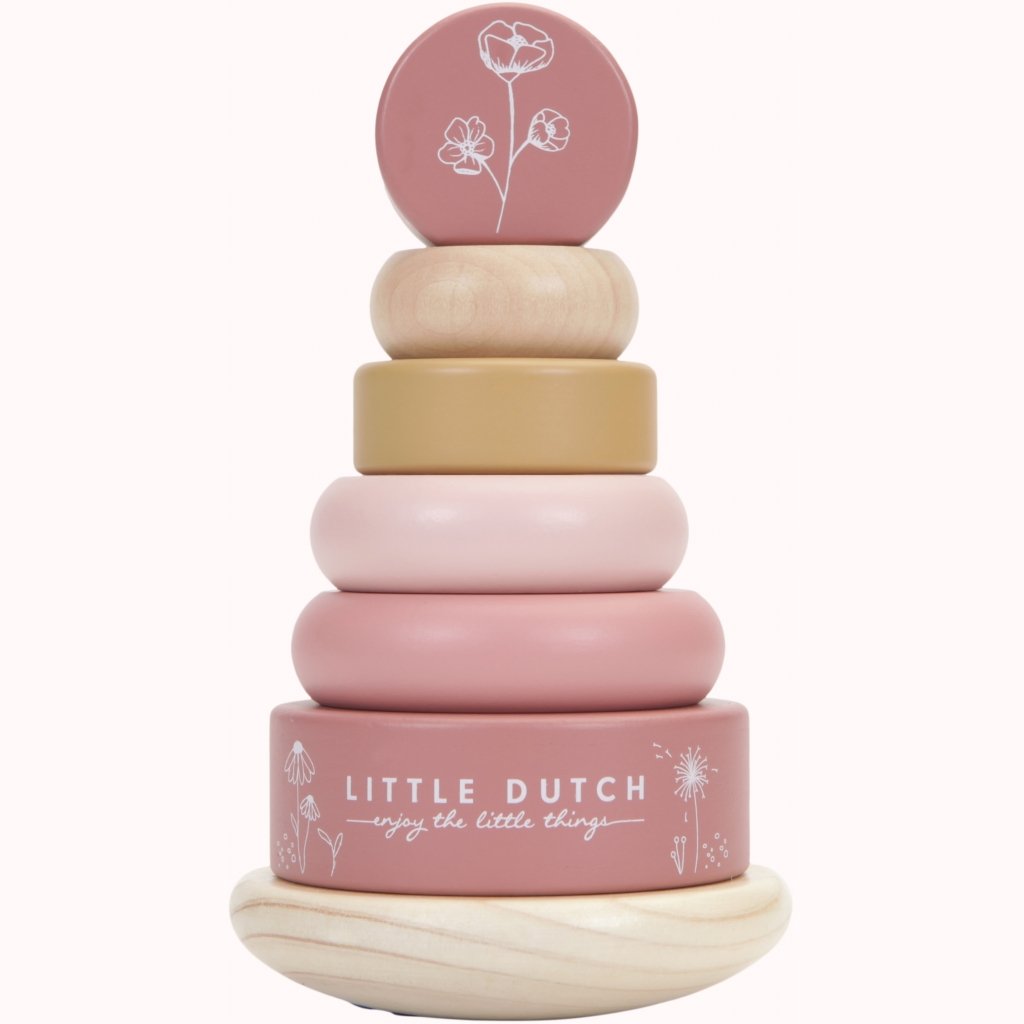 Little Dutch Rocking Ring Stacker - Wild Flowers (Pink)