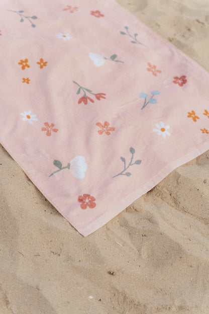 Little Dutch Beach Towel - Little Pink Flowers