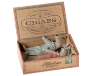 Maileg Mum and Dad in Cigar Box
