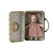 Maileg Angel in a Suitcase - Little Sister Mouse