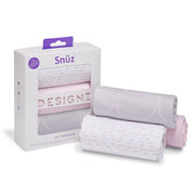 SnuzPod3 - 3 Pc Crib Bedding Set - Wave Rose