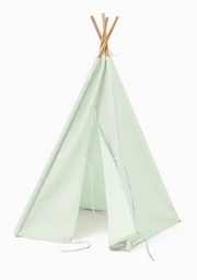 Kids Concept Mini Tipi Tent - Light Green (For Dolls/Teddys)