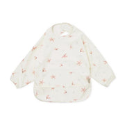 Cam Cam Long Sleeved Bib (recycled materials) - Windflower Creme