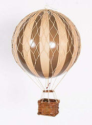 AUTHENTIC MODELS HOT AIR BALLOON IVORY AND GOLD - Metallic Collection. - MEDIUM