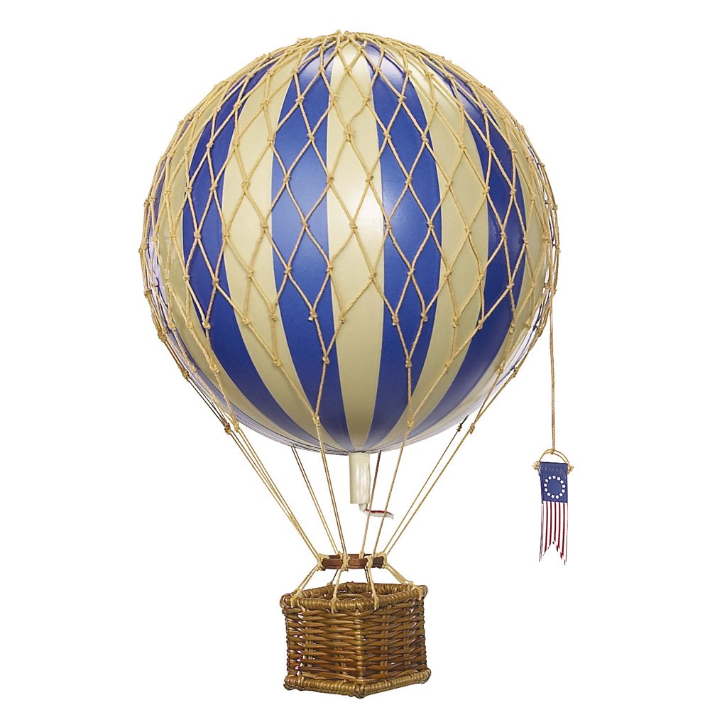 AUTHENTIC MODELS HOT AIR BALLOON BLUE