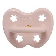 Hevea Orthodontic Soother - Powder Pink (100% Plastic Free) newborn-3 months