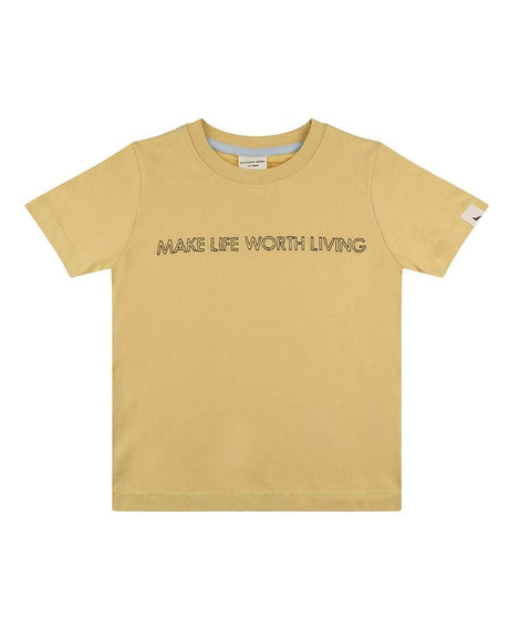 Live Life Embroidered Tee