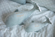 Large Cuddly Whale Ocean  - Mint