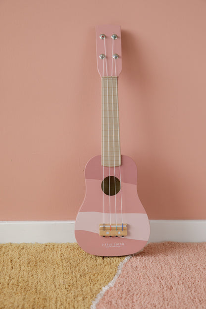 Little Dutch Wooden Guitar Adventure Pink