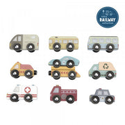 Little Dutch Vehicle Set- (can be used as standalone toy or as part of the Railway set)